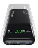 INIU Laptop PowerBank, 140W 25000mAh Power Bank snel opladen, kleine externe mobiele telefoon batterijen USB-C ingang & uitgang voor MacBook, Surface, iPad, camera, DJI, iPhone 16 15 14, reizen