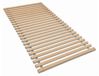 Sommier à lattes 90x200, sommier de haute qualité en bois de bouleau, avec 28 lattes flexibles, système à rouleaux de qualité supérieure, fabriqué en Allemagne