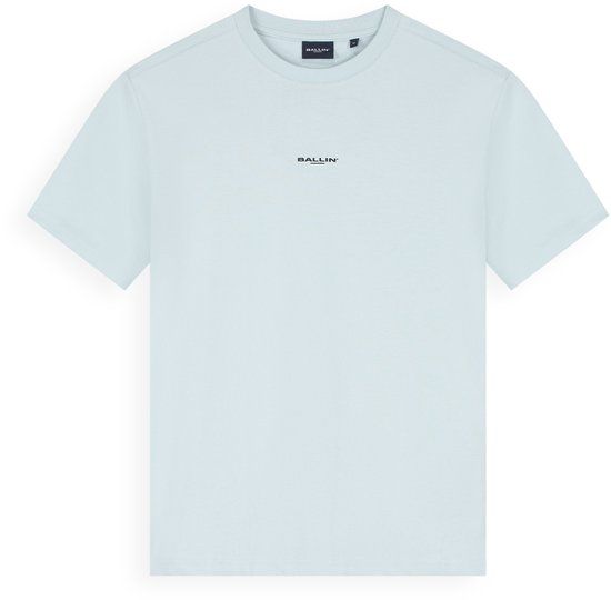 Ballin Amsterdam Jongens Loose fit T-shirt Crewneck SS Light Blue Maat 176