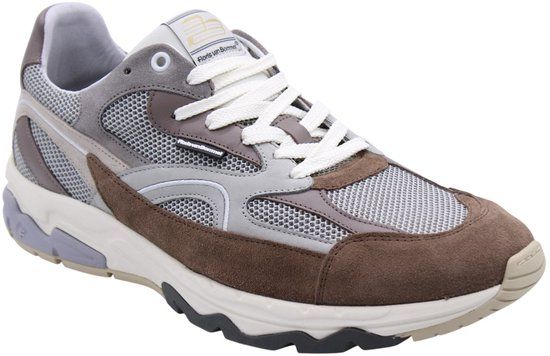 Floris van Bommel De Rezer 01.18 suède lage sneakers bruin heren maat 44