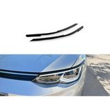 Motordrome Koplampspoilers compatibel met Volkswagen Golf VIII 2020-2024 (ABS)