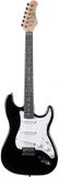 EKO ST100 Tribute ST-Style Elektrische Gitaar Black