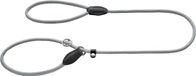 Hunter Sliplijn Freestyle Nylon Rond Grijs - Hondenriem - 170x0.8 cm