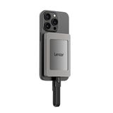 Lexar ES4 draagbare SSD 2TB met magnetische set, Externe SSD USB 3.2 Gen 2 tot 1050MB/s lezen en 1000MB/s schrijven compatibel met iPhone 15/16, PC & Mac, Type-C laptops, tablets, PS5, PS4