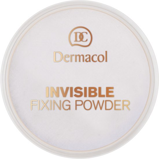 Dermacol Invisible Fixing Powder - Transparant Fixing Powder - White - 13 gram