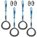 Merkloos Solidchoice - Antislip Trapeziumringen - Set van 4 Stuks voor Training