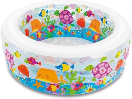 Intex Opblaaszwembad Aquarium met reparatiesetje - 7435119414456