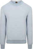 BOSS Trui Klapok Blauw - Maat XXL - Heren