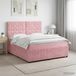Maison Exclusive - Lit boxspring avec matelas et tête de lit Rosa 180 x 200 cm, velours