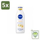 Nivea 5 x Q10 Lotion corporelle raffermissante à la Vitamine C, hydratation 48 heures, 400 ml - Grand format