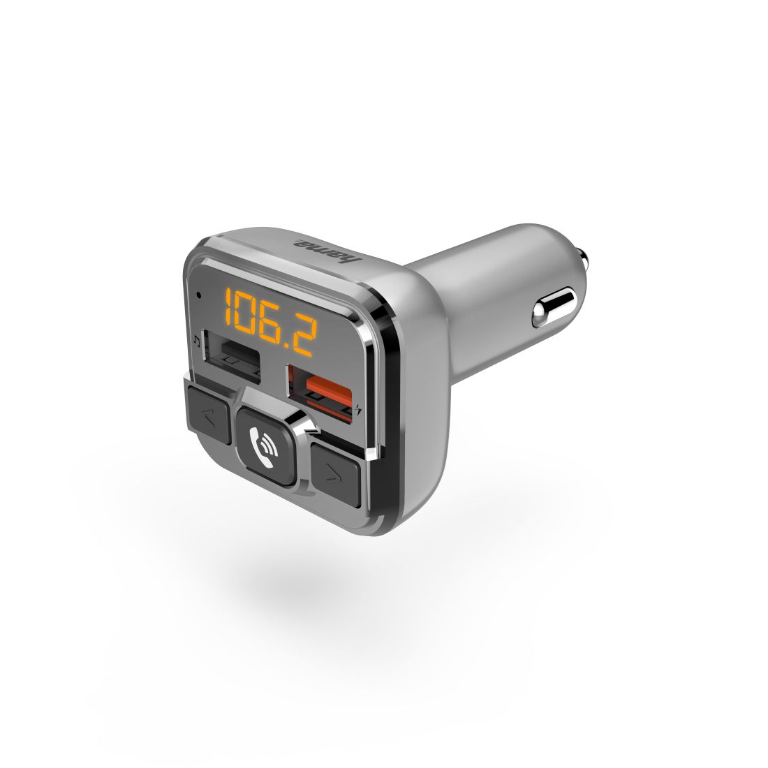 Hama FM transmitter - Bluetooth - MP3 - MicroSD - Silver