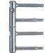 SFS Intec Anuba 3-DIM paumelle taille 15 hauteur de paumelle 112 mm boulon 60 mm acier zingué argent