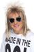 Smiffys 80s Mullet Pruik Asblond