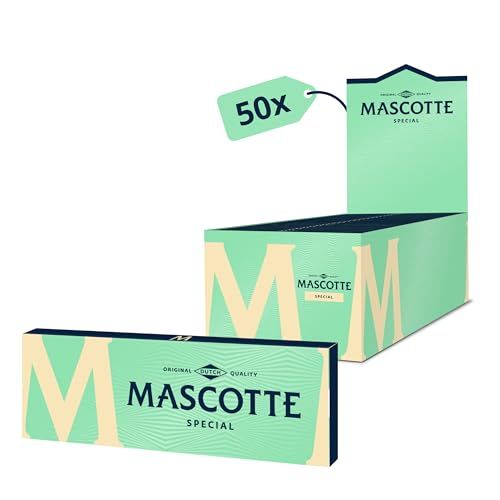 Mascotte® Speciale 50 x 50 boekjes | Dun en sterk Vloei | 2500 Vloeitjes