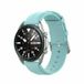 By Qubix Qubix Classic leren bandje Blauw geschikt voor Huawei Watch 5 46mm