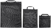 Unyqoos® Ensemble pratique de trois sacs en filet pour bagages organisés