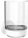 Emco Ronde glazen standaard, kristalglas, wit