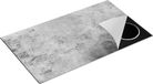 Chefcare Inductie Beschermer Abstracte Kunst - Grijze Cement - Zwart Wit - 91,6x52,7 cm - Inductie Mat