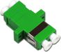 XtendLan LC-LC Doppelkorb, Single-Mode, APC, Grün, für Glasfaser-Verteilerkästen