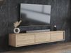 Mobistoxx FRUNDA Meuble tv-hifi 3 portes battantes chêne