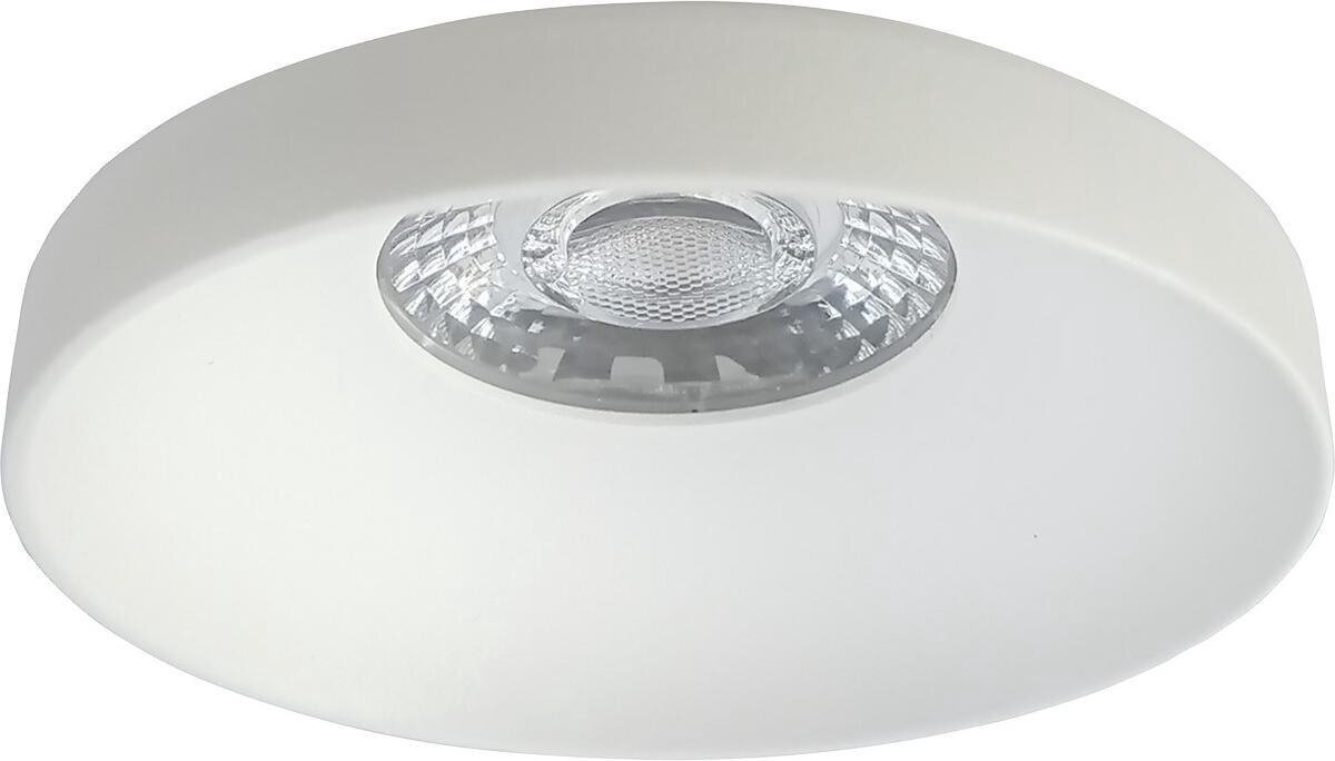 Qualu Spot Armatuur GU10 - Proma Vrito Pro - Inbouw Rond - Mat Wit - Aluminium - Ø82mm