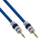 InLine Premium 3,5mm Jack stereo audio kabel / blauw - 7 meter
