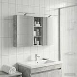 vidaXL Badkamerkastenset 3 st 130 x 14,5 x 70 cm Bewerkt hout
