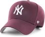 47Brand 47 New York Yankees Raised Basic Mvp Pet Paars Man