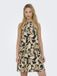ONLY - ONLNOVA LIFE VIS LEA DRESS AOP - Meisjes - Mini jurken - XS - Zwart - Viscose