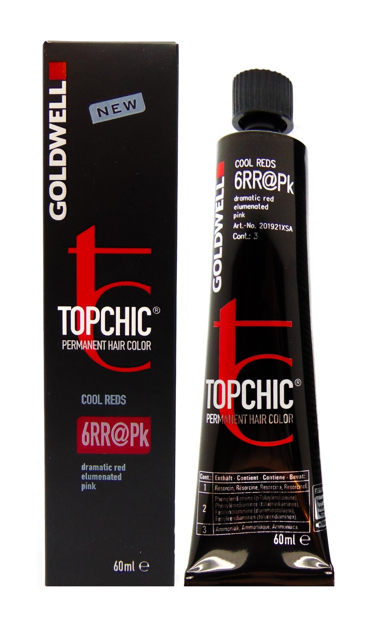 Goldwell Topchic The Red Collection Hair Color Tube 6RR@Pk 60ml