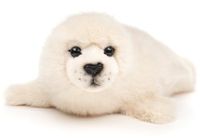 Uni-Toys - Zeehond wit - 32 cm