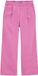 WE Fashion Pantalon large à jambe avec structure côtelée pour filles