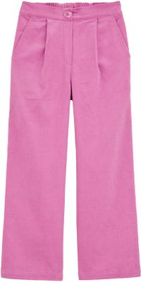WE Fashion Pantalon large à jambe avec structure côtelée pour filles