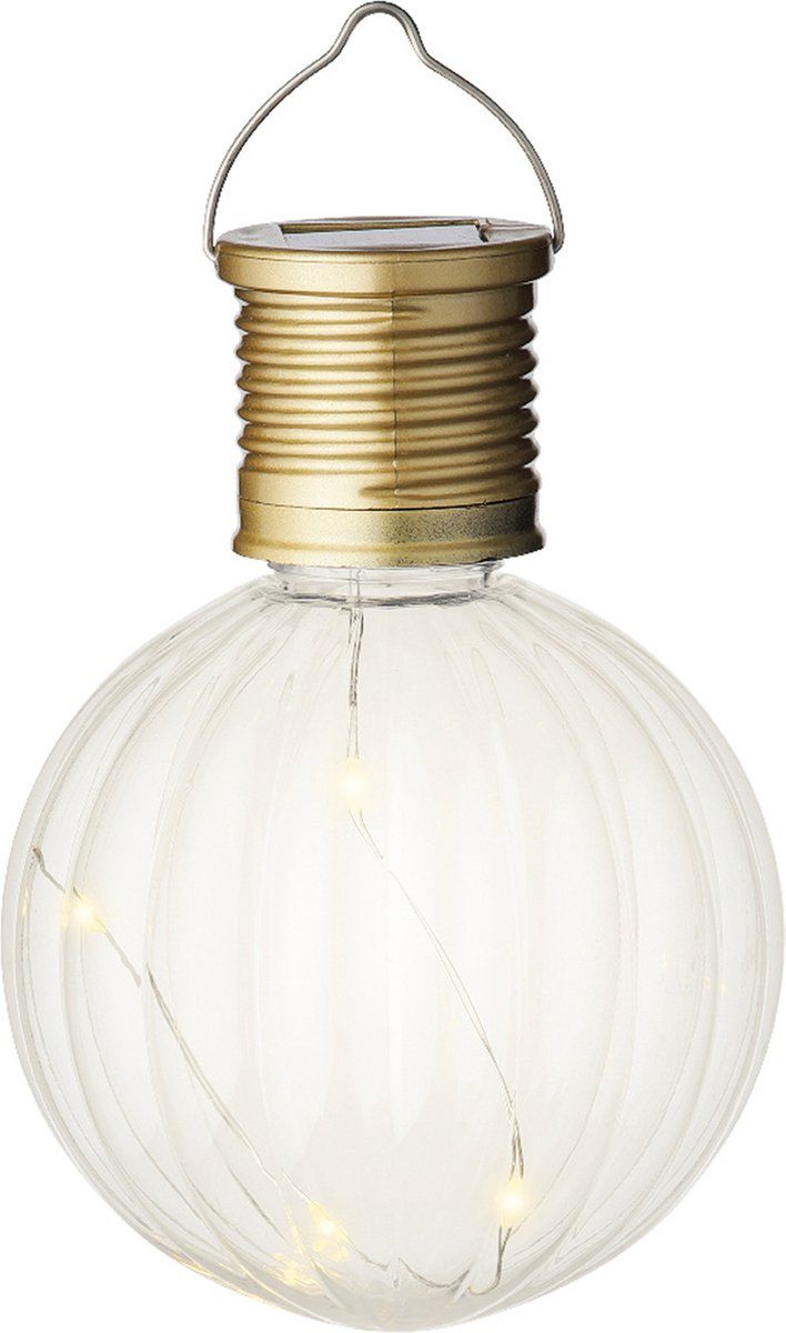 Lumineo Solar LED Hanglamp - Zonne-energie - Kunststof - Warm Wit