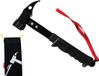 Bol Marteau de camping extérieur Maillet extracteur pour piquets de tente - Noir 32 cm