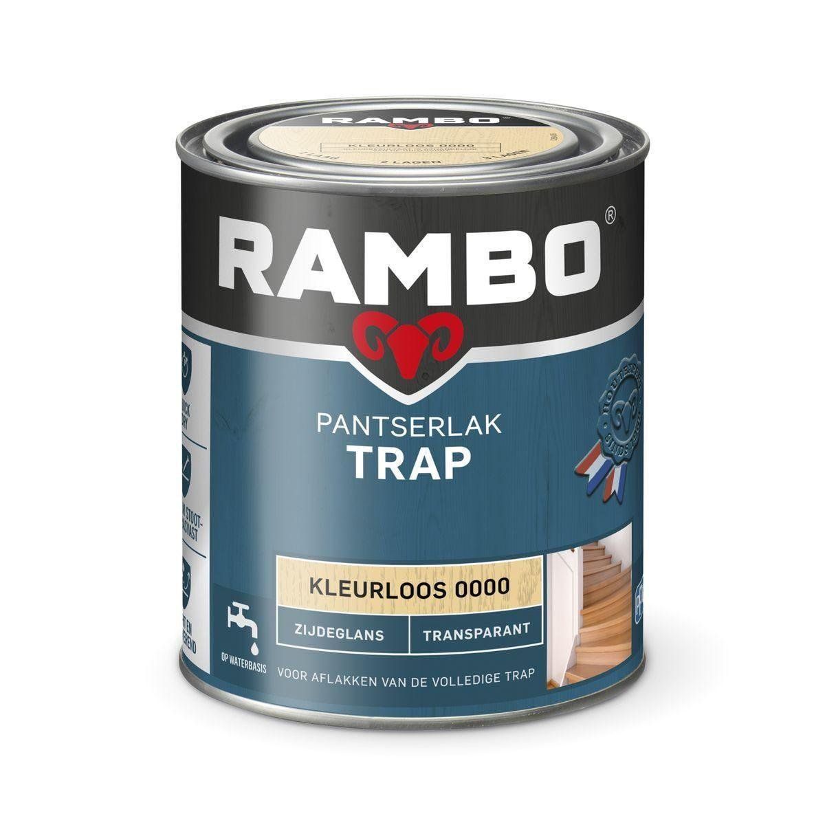 Rambo Pantserlak Trap Transparant Zg Kleurloos 0000 - 0,75 Ltr