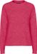 Pieces Trui Pcjuliana Ls O-neck Knit Noos Bc 17126277 Beetroot Purple Dames Maat - L