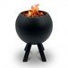 EdenOutdoor ® Tafelhaard - Rookloze Tafelhaard - Rookloze Vuurkorf - Pellet & Hout - Dubbelwandig - Inc. Schep - 22 x 22 x 27 CM - Zwart - Peluma