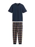 Next Pyjama lang navy / bruin / wit