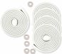 HIMRY® KXD7000, L-vormige randbescherming, extra dik schuimkussen, 25 meter, gebroken wit