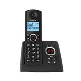 Alcatel F530 Voice, draadloze telefoon met antwoordapparaat, oproepblokkering, handsfree en twee directe geheugens, zwart