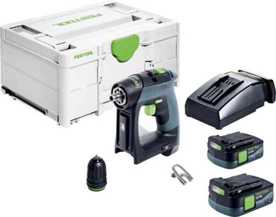 Festool CXS 12 2,5-Plus Accu Schroefboormachine 12V 2.5Ah in Systainer - 576864