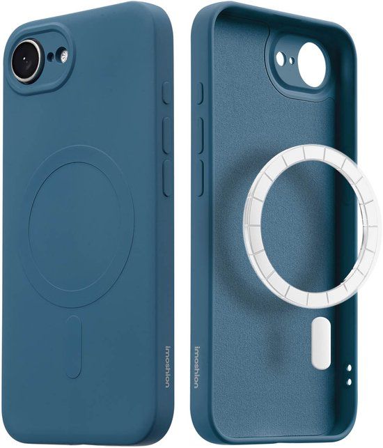 imoshion Color Backcover met MagSafe voor de Apple iPhone 17e / 16e - Donkerblauw