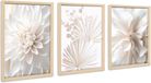 Holland Connections toile de peinture - art moderne - set de 3 - 90 cm x 40 cm - étanche