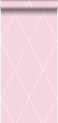 Origin Wallcoverings behang ruiten roze - 345722 - 53 cm x 10,05 m