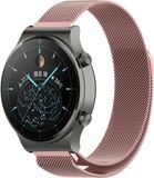 Strap-it Huawei Watch GT 2 Pro Milanese band - roze - 22mm
