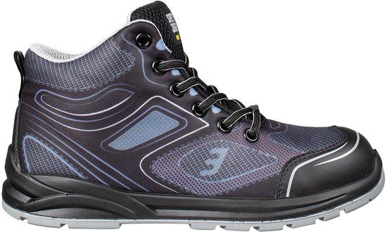 Safety Jogger Cador S1P HOGE Veiligheidsschoen SlipvastSRC-ESD Grijs - Maat 39