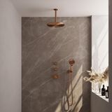 Brauer Copper Carving Thermostatische Regendoucheset Inbouw