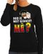 Bellatio Decorations Funny emoticon sweater Had je niet gedacht he zwart voor dames - Fun / cadeau trui L