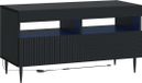 vidaXL TV-meubel HAARLEM 81 x 35 x 43 cm Zwart Bewerkt hout